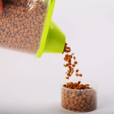 Стволовая бочка для собачьей бочки ствола бак для кошачьего зерна ствола влага -надежная коробка для хранения питомцев из портативной коробки Прозрачная свежая банка