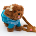 Trẻ em của đồ chơi điện dog leash puppy plush mô phỏng Teddy nữ baby boy thông minh máy điều khiển từ xa Đồ chơi điều khiển từ xa