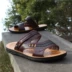 Dép nam 2018 mới bãi biển mùa hè giày thủy triều non-slip giày dép của nam giới dày có đế casual dual-sử dụng dép và dép đi trong nhà