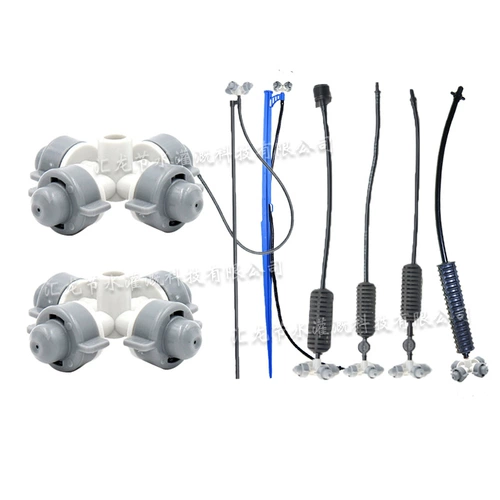 Тепличная теплица четыре выхода по кроссовому микродиальному микродиальному микро -схватывающим израильские автоматические шпиттингевые саженцы выращивают увлажняющие увлажнения