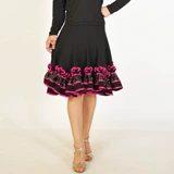 Новая квадратная юбка Gitta короткая юбка латинская юбка танце