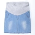 Phụ nữ mang thai mùa hè quần short mỏng thai sản quần thể thao giản dị mặc năm điểm jeans dạ dày lift lỏng cộng với chất béo kích thước lớn