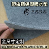 Черепаха Трехно -in -One Mat, увлажняющая ящик для кормления коробки для кормления ковров