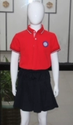 Langgao Yiwu Trường Kinh Doanh Người Anh Cao Đẳng Gió Tùy Chỉnh Tiểu Học và Trung Học Quần Áo Nam Giới và Phụ Nữ Ngắn Tay Áo T-Shirt