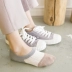 Hàn Quốc cotton nông miệng vớ thuyền silicone vớ chống trượt thiết lập màu sắc phù hợp vớ vô hình thấp để giúp vớ phụ nữ duy nhất giày vớ