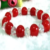 Милый стеклянный браслет, агатовое ювелирное украшение, коллекция 2023, подарок на день рождения