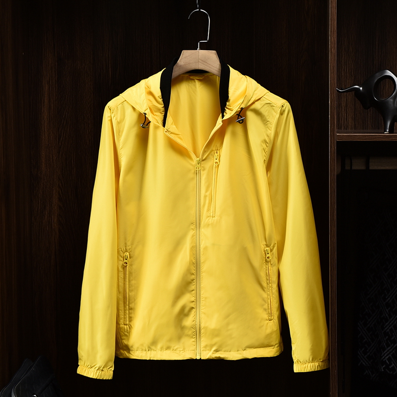 Thin Windproof Skin Suit In Spring And Summernewly opened store Time limit welfare ~ speed rob ~ hand slow nothing ~ man spring and autumn fashion leisure time Self cultivation washing PU Pipi Jacket