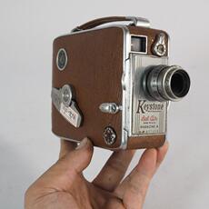 Камеры 西洋古董摄相机 美国老式keystone 8mm毫米胶片电影摄影 机械正常