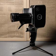 Камеры 西洋古董胶卷摄相机瑞士bolex p1 8毫米8mm电影胶片摄影机三脚架