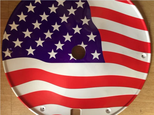 26 -Придвоенный велосипед Большой ветровой герметичный крышка колеса национальный флаж