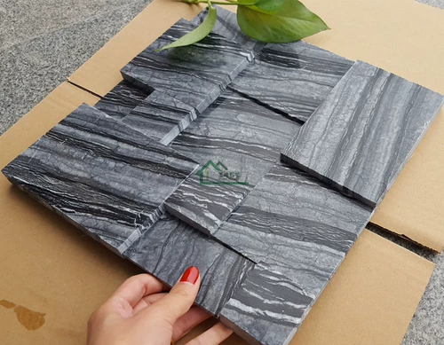 Три цвета натурального трехмерного культурного каменного телевизионного фонового фонового