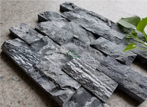 Черная мраморная трехмерная современная мозаика, ископаемые