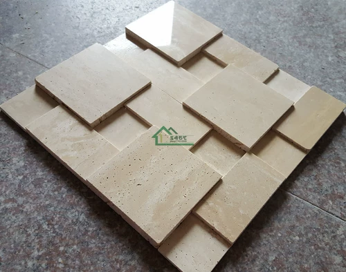 Три цвета натурального трехмерного культурного каменного телевизионного фонового фонового