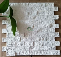 Белый культурный камень гостиная телевизионный фон Натуральная Дэвид Мозаика Черный песок Сломан Плоз внутри и снаружи стены плитки