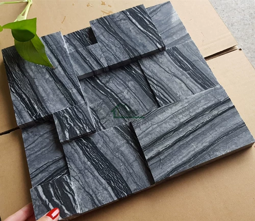 Три цвета натурального трехмерного культурного каменного телевизионного фонового фонового