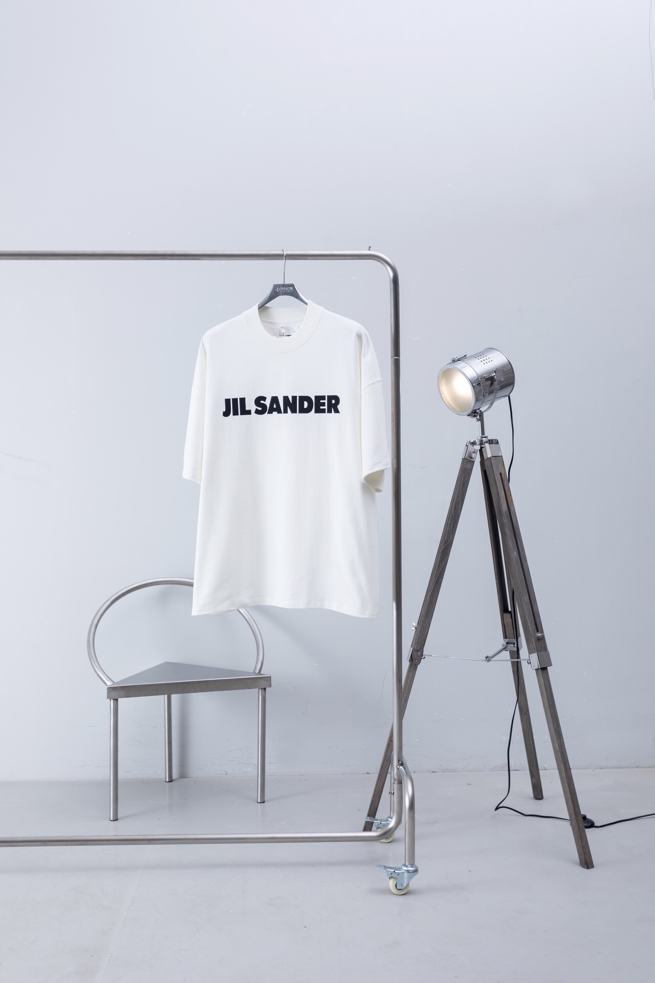 WhiteMadong Simple style english printing easy Typography white T-shirt