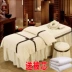 Mùa hè Hàn Quốc vẻ đẹp giường bìa bốn bộ đơn giản màu sắc rắn thẩm mỹ viện SPA đặc biệt massage trị liệu giường bìa tùy chỉnh khăn trải giường spa giá rẻ Trang bị tấm