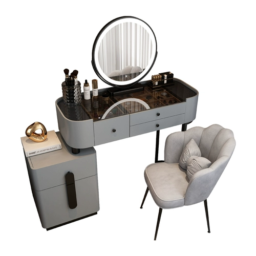 Современный и минималистичный туалетный столик для спальни, система хранения, коллекция 2023, изысканный стиль