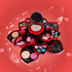 Quay Big Plum Blossom Son Môi Bóng Mắt Trang Điểm Set Set Hộp Trang Điểm Tấm Sinh Nhật Món Quà Ngày Valentine kem lót nyx Bộ trang điểm