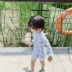Hàn Quốc ins baby áo tắm cầu vồng ngựa con liên kết dễ thương cô gái trẻ em kem chống nắng lướt quần áo thủy triều - Bộ đồ bơi của Kid quần bơi cho bé trai Bộ đồ bơi của Kid
