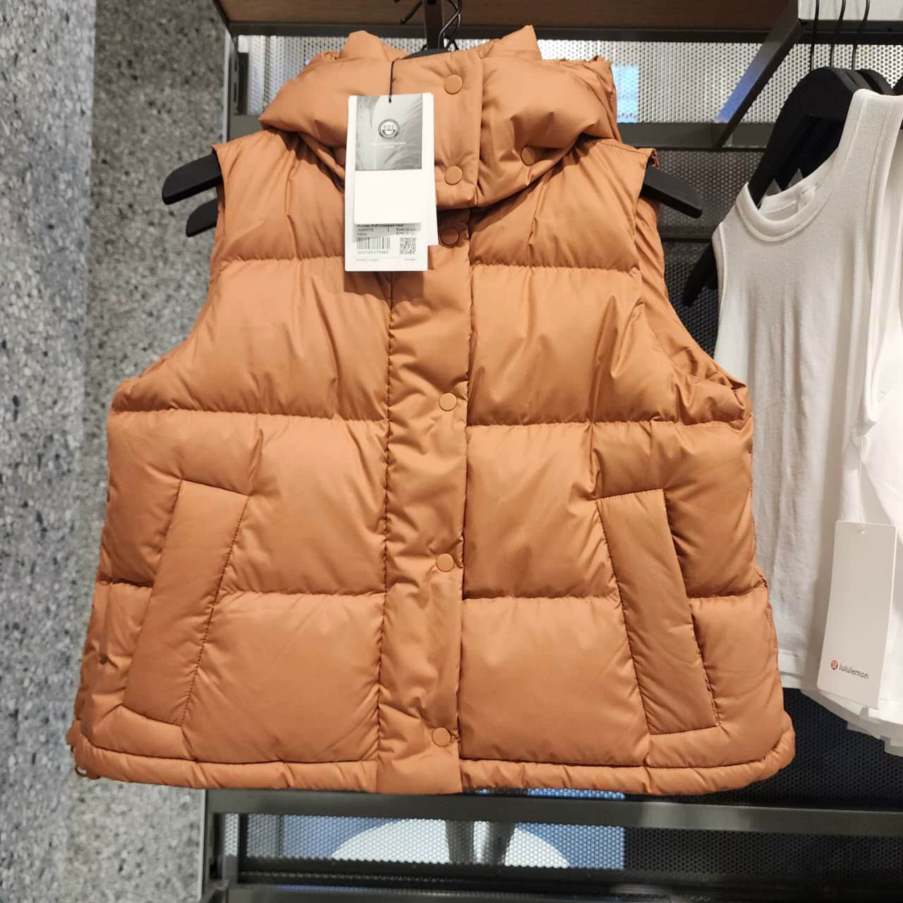 Прямое письмо в Австралию!lululemon утепленный женский жилет 4 сетки тёплый повседневный пух