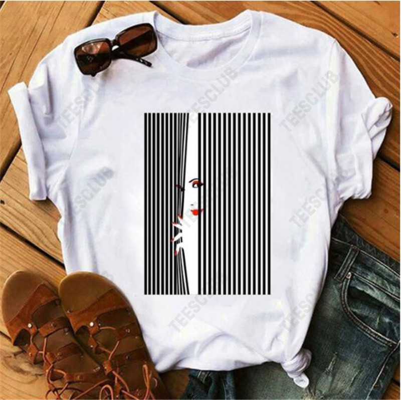 C9FloralLadyTShirtForWomen fashion colour flower Women's flower printing white T-shirt