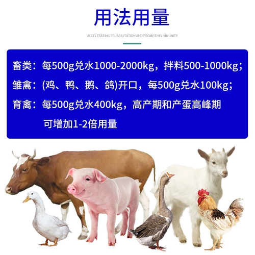 Композитные электролитические многомерные глюкозы розовые звери для витаминных куриных уток голубей попугай аминокислотный анти -стресс питательный раствор