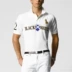 Mùa hè 2019 retro cổ áo thể thao nam POLO áo từ bi BLACKWATCH nam triều cầm áo thun ngắn tay - Áo polo thể thao