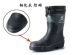 Trung bình ống chống đập thép nắp giày an toàn cao su nam chống trượt ấm nước mưa ủng đi mưa giày đế giày - Rainshoes