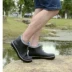 Mùa hè ngắn ống cao su mưa khởi động cho nam giới và phụ nữ thấp để giúp mưa khởi động làm việc trọng lượng nhẹ non-slip cao su không thấm nước giày nam giày thời trang
