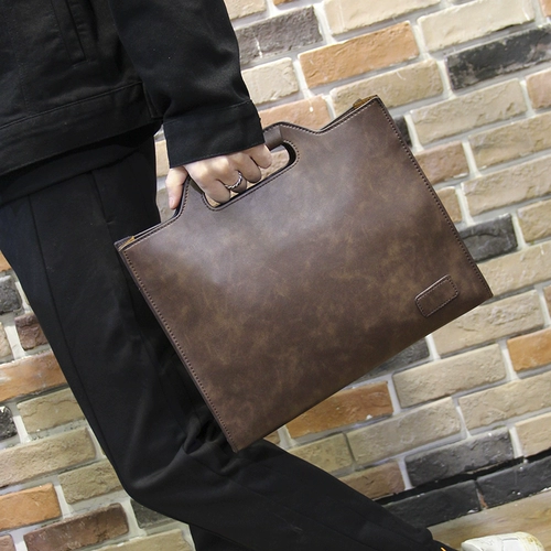Мужской бизнес-ноутбук для документов, сумка на одно плечо, трендовая маленькая сумка клатч, сумка через плечо, коллекция 2023, бизнес-версия