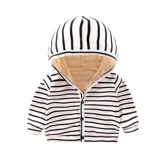 Детская утепленная толстовка для раннего возраста, толстовка с капюшоном подходит для мужчин и женщин, куртка, пуховик, увеличенная толщина, в западном стиле