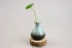 Phong cách Nhật Bản đơn giản sáng tạo đồ trang trí máy tính để bàn gốm gốm hoa nồi hoa khung màu xanh lá cây nhà máy bình cá tính gốm đặc biệt Vase / Bồn hoa & Kệ