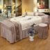 Cao cấp vẻ đẹp giường bao gồm bốn bộ sức khỏe cơ thể massage giường bìa thẩm mỹ viện đặc biệt bốn mảnh thiết lập tùy chỉnh