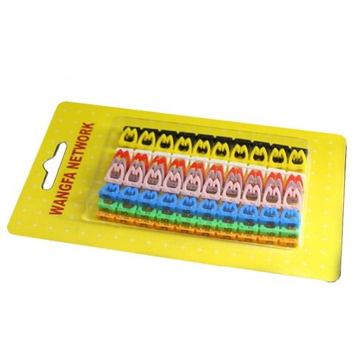 Более 56 типов Tube Card Digital Label пластиковая сетевая линия Make/Machine Room Network Cable Tag Cat56