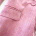 Phụ nữ size lớn 2019 thu đông mới Bộ đồ dài màu hồng + quần cạp cao cạp cao - Bộ đồ Bộ đồ