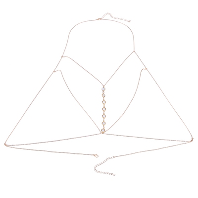 欧美性感胸链腰链bikini身体链比基尼颈链叠加锁骨链项链女choker-淘宝网