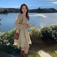 Абрикосовое платье