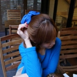 Ткань, большой аксессуар для волос с бантиком, хвостик, заколка для волос, шпильки для волос, японские и корейские, в корейском стиле