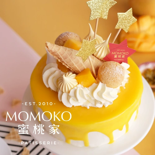 [Золотая звезда Манг] Момоко персич -хаус манго торт на день рождения