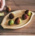Cây có thể được Nhật Bản rắn gỗ sồi khay hình chữ nhật vuông tấm gỗ đĩa trái cây snack tấm khay trà khay trà Tấm