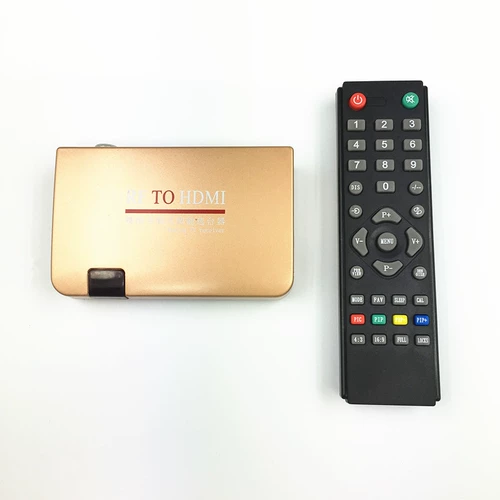 Телевизионная коробка RF To HDMI TV в HDMI -приемник закрытый кабельный сигнал передачи сигнала видео/проекция/прохладное отверстие