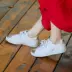 Giày ma và giày nam và nữ mùa hè Giày thể thao mới LAWNSHIP vàng tiêu chuẩn giày thoáng khí thông thường Giày trắng D518K - Dép / giày thường giày sneaker nam đẹp Dép / giày thường