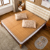 Thảm tre 1.8 m giường 1.5 gấp đôi hai mặt ghế đơn đôi tre mat 1.2 mét mùa hè băng lụa mat Thảm mùa hè