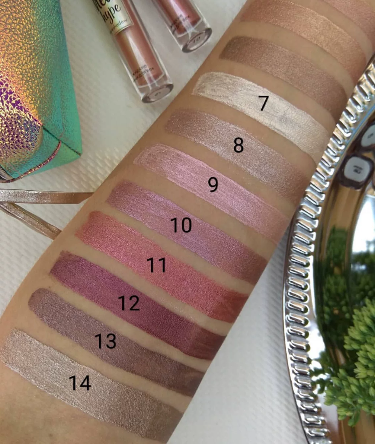 Новый продукт Belarushadow luxvisage изменчиво блестящий долговечно мерцающий
