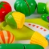Chơi đồ chơi trẻ em trong nhà Rau và trái cây Cắt để xem Bộ dao kéo Bộ đồ chơi giáo dục bé trai đồ chơi trí tuệ cho bé Đồ chơi gia đình