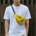 Nhãn hiệu thủy triều Nhật Bản không thấm nước màu tím nhãn X-PAC WAIST BAG túi đeo vai túi messenger ba chiều túi ngực cho nam và nữ - Túi của con người
