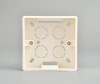 86 -type Bright Box PVC Пластиковая коробка коробка коробки для проводки коробки выключателя в ящике вне линии.