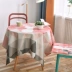 khăn trải bàn bằng vải bông vải trải bàn Bắc Âu châu Âu vải che bảng chống bỏng hình chữ nhật cà phê vải vải bông bảng phòng khách - Khăn trải bàn