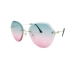 Hàn quốc phiên bản của tinh thể cắt trong suốt biển phim kính mát nữ thời trang đa giác UV sunglasses gradient kính Kính râm
